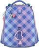 Рюкзак шкільний каркасний Kite Purple Chequer 38х29х16 см Блакитний (K24-531M-2) - зображення 4