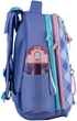 Рюкзак шкільний каркасний Kite Purple Chequer 38х29х16 см Блакитний (K24-531M-2) - зображення 6