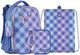 Шкільний набір Kite Purple Chequer 38х29х16 см Блакитний (SET_K24-531M-2) - зображення 1
