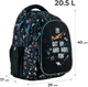Рюкзак підлітковий Kite Education teens 40x29x17 см Чорний/принт (K24-8001M-3) - зображення 2