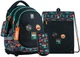 Шкільний набір Kite Crazy Mode 36x27x16 см Чорний (SET_K24-724S-4) - зображення 1