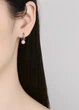 Женские серьги Волшебная жемчужина No Brand 1235-01 Серебряный - изображение 1