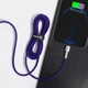 Кабель Baseus Cafule Metal Cable USB to Lightning 2.4A 2м (CALJK-B05) Purple - изображение 14