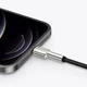 Кабель Baseus Cafule Metal Cable USB to Lightning 2.4A 0.25м (CALJK-01) Black - изображение 9