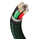 Кабель Baseus Cafule Metal Cable USB to Lightning 2.4A 2м (CALJK-B06) Green - изображение 7