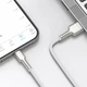 Кабель Baseus Cafule Metal Cable USB to Lightning 2.4A 2м (CALJK-B02) White - изображение 6