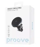 Тримач в авто з бездротовою зарядкою Qi 15W Proove Magic Circle Pro Black - зображення 6