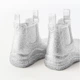 Детские резиновые сапоги для девочки Zara ZLK-6001-330-Silver 22 Серебристые (2300000362077) - изображение 5