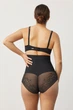 Высокие корректирующие трусики слип Ysabel Mora 19618 Черный, 2XL - изображение 3