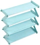 Полка для обуви Supretto Shoe Rack 4 20x45х46.5 см 4 яруса Мятная (8655-0001) - изображение 3