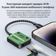 Мобильная игровая звуковая карта Plextone GS1 iP 2in1 3.5 мм + Apple Lightning Hi-Res разъем с адаптером зарядного устройства - изображение 3