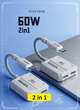 Мобильная игровая звуковая карта Plextone GS1 Type C 2in1 usb Typec-C Hi-Res разъем с адаптером зарядного устройства - изображение 9