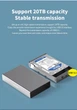 Зовнішня кишеня Blueendless BS-U35KС Метал USB 3.1 для HDD 3.5" - зображення 5