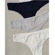 Женские трусы стринги XL однотонные 15099 - 7 шт - изображение 2