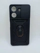 Протиударний чохол Defense Ring для Xiaomi Redmi 13C з кільцем Чорний - зображення 1