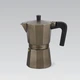 Кофеварка гейзерная Espresso Moka Maestro MR-1666-6 Brown 300мл на 6 чашек алюминиевая - изображение 1