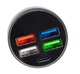 Автомобільна зарядка 4USB+ Type-С 12-24V 4.8A (80114) - зображення 3