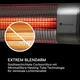Інфрачервоний обігрівач Blumfeldt Dark Wave, 2000 Вт, IP65 - зображення 3