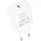 Сетевое зарядное устройство Borofone BA71A Power Single Port USB-C PD20W Charger (BA71AW) White - изображение 2
