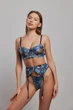 Мереживний комплект білизни з поясом Nud Fleur L Синій (N03007) - зображення 1