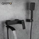 Смеситель для ванны GAPPO G3207-6 черный - изображение 2