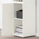 Комбінація шаф з ніжками IKEA ЕКЕТ, біла, 35x35x107 см, 092.846.50 - зображення 2