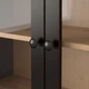 Шафа зі скляними дверц та 3 шухляд IKEA HEMNES ХЕМНЕС, чорно-коричневий, 504.522.97 - изображение 3