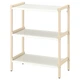 Відкрита шафа для книг IKEA EKENABBEN, осика, білий, 70х34х86 см, 104.878.16 - изображение 1