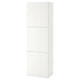 Стелаж з дверима IKEA БЕСТО, білий Лаппвікен, білий, 60x42x193 см, 394.296.99 - зображення 1