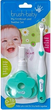 Zestaw dla niemowląt Brush-Baby First Brush and Teether Set Gryzak + Szczotka do zębów 0-18 miesięcy Zielony (5060178100709) - obraz 3