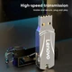 Флеш накопитель-память Lenovo в металлическом корпусе USB3.0 + переходники TYPE-C+Micro USB 1TB 539 Black - изображение 2