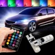 Лампа в автомобиль 2шт LED T10 W5W с пультом ДК, 6 SMD 5050, 16 цветов 670206 - изображение 2
