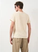 Футболка прямого кроя для мужчины H&M 1036336-5 L Бежевый - изображение 2
