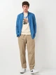 Футболка прямого кроя для мужчины H&M 1036336-5 L Бежевый - изображение 3