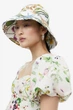 Панама с широкими полями для женщины H&M 1121465-001 L/58 Комбинированный - изображение 2