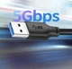 Кабель CABLETIME USB Type A - USB Type C 5V/3A швидка зарядка 2 м Black (CA42L) - зображення 2