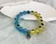 Жіночий браслет Primolux від пристріту з підвіскою Hamsa - Blue/Yellow - зображення 3