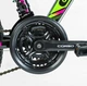 Спортивный алюминиевый велосипед 24 дюйма, рама 12д, Shimano 21 скорость, зеленый с розовым, Corso «GRAVITY» GR-24617 - изображение 5