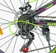 Спортивный алюминиевый велосипед 24 дюйма, рама 12д, Shimano 21 скорость, зеленый с розовым, Corso «GRAVITY» GR-24617 - изображение 7
