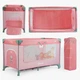 Детский манеж-кровать Toti T-05263, размер 126x65x75 см, розовый - изображение 2