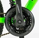 Спортивный алюминиевый велосипед 24 дюймов, рама 11д, Shimano 21 скорость, черный с зеленым, Corso «SKYLINE» SL- 24055 - изображение 3