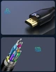 Кабель CABLETIME HDMI-HDMI v2.1, 8K 60 Hz, 4K 165 Hz, 2K 144 Hz, 1080P 240 Hz 3 м (CH12N) - зображення 5