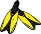 Ласти для плавання Aqua Speed Vapor 60269 р. 33-35 (724-38) Black/Yellow - зображення 1
