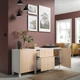 Модуль для зберігання із шухлядами IKEA BESTÅ БЕСТО, білий Björköviken, березовий шпон, 180x42x74 см, - изображение 6