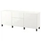 Модуль для зберігання із шухлядами IKEA BESTÅ БІСТО, білий, 094.259.28 - зображення 1