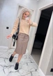 Fashions • Жіноча спідниця з еко-шкіри Connie Fashions 46 мокко (1421-бу) - зображення 5