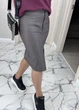 Fashions • Жіноча спідниця з еко-шкіри Connie Fashions 54 сірий (1421-бу) - зображення 4