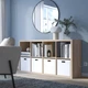 Стелаж IKEA КАЛЛАКС, під вибілений дуб, 77 х 147 см, 003.245.18 - зображення 2