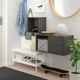 Комбінація для зберігання ЕКЕТ IKEA, Комбінація для зберігання, темно-сірий, 105x35x70 см, 893.363.77 - зображення 3