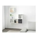 Комбінація настінних шаф IKEA ЕКЕТ, біла, 105x35x120 см, 091.888.42 - зображення 2